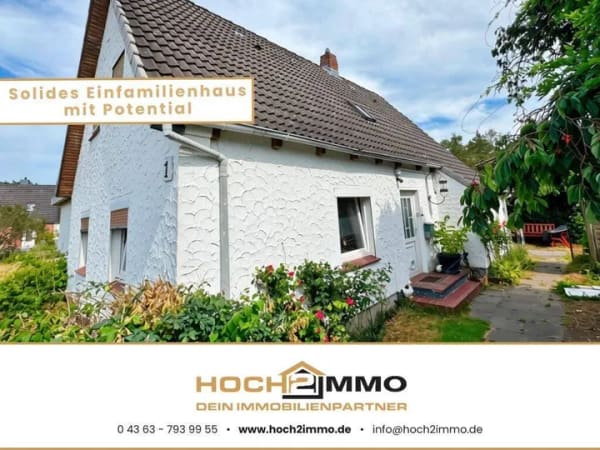 Immobilie in Groß Grönau - Einfamilienhaus mit viel Platz & Potential in Größ Grönau / Lübeck - Bild 0