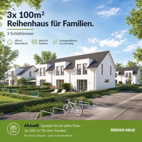 Immobilie in Pfronstetten - 3er Reihenhaus - Außen fertig - Innen selber machen - Bild 0