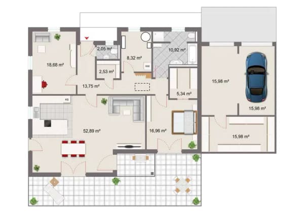 Immobilie in Wiesenfelden - Moderner Bungalow in ruhiger Siedlungslage  - Bild 2