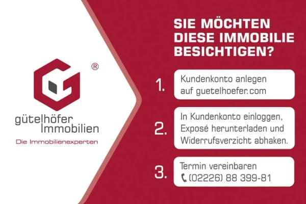 Immobilie in Rheinbach - Modernisierte Doppelhaushälfte mit Garage, Terrasse, Balkon und viel Wohnkomfort in Wormersdorf - Bild 1