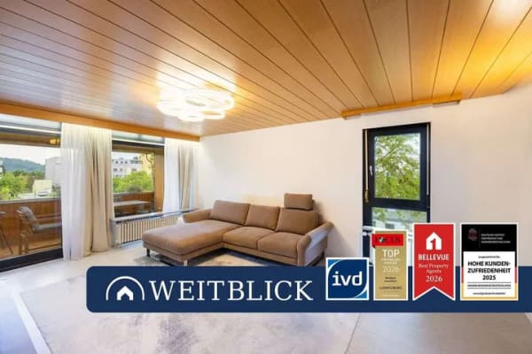 Immobilie in Tamm - WEITBLICK: Helle, barrierefreie Wohnung mit Aussicht! - Bild 0