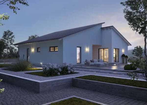 Immobilie in Biebern - Raffinesse beim Ausbauhaus-Bungalow! - Bild 0