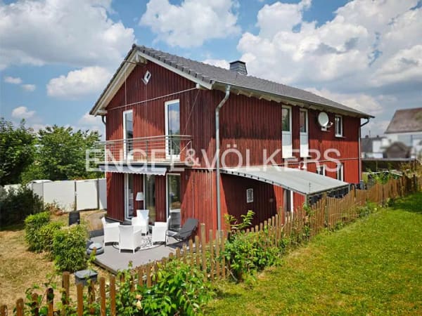 Immobilie in Urbar - Modernes Architekten-/Holzhaus mit Terrasse und Garten in ruhiger Lage - Bild 0