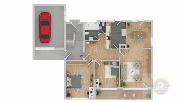 Immobilie in Kulmbach - Mehrfamilienhaus mit Entwicklungspotenzial in ruhiger Wohnlage von Kulmbach - Bild 4