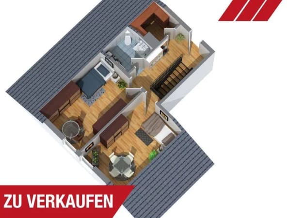 Immobilie in Werdohl - Vermietete 6-Zimmer-Maisonette mit ca. 6,47 % Bruttorendite - Bild 1