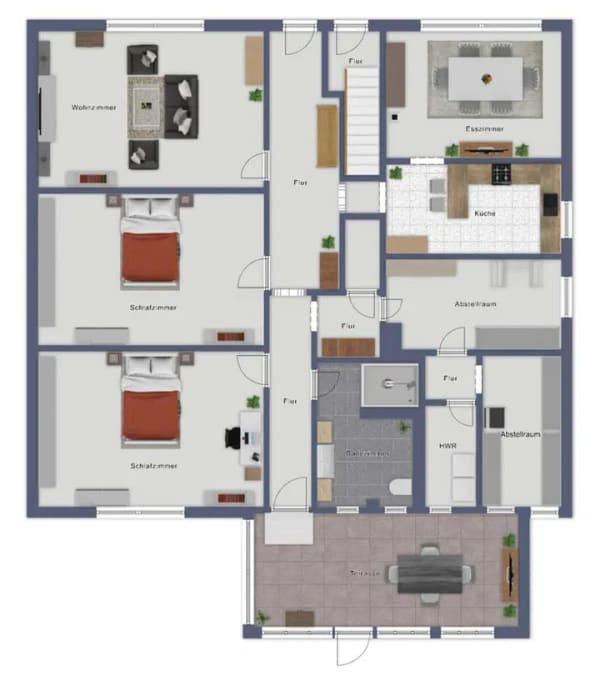 Immobilie in Werlte - Keine Käuferprovision - Geräumiges Zweifamilienhaus in guter Lage von Werlte - Bild 1