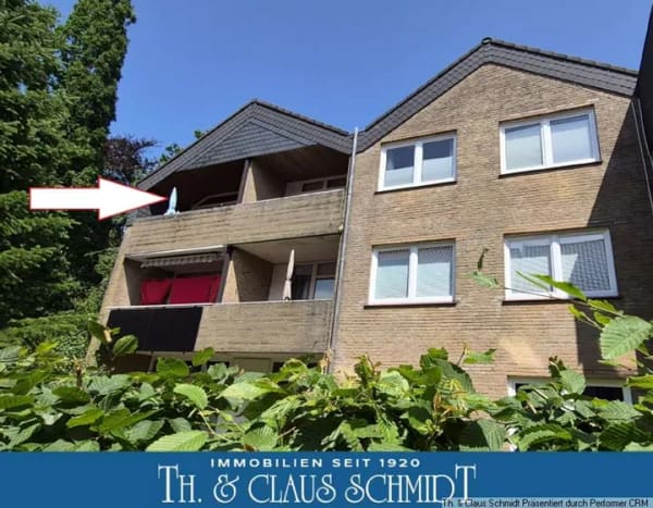 Immobilie in Rastede - 3 Zimmer-ETW mit Balkon und Kellerraum im Zentrum von Rastede - Bild 0