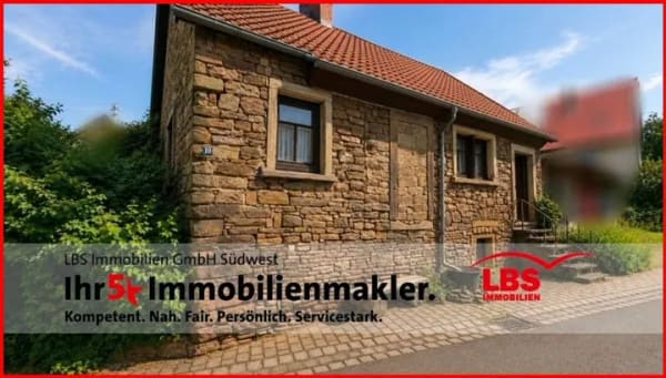 Immobilie in Gerbach - Historisches Natursteinhaus mit Scheune, Terrasse und viel Potenzial in idyllischer Ortsrandlage - Bild 0