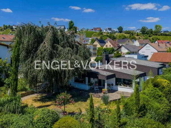 Immobilie in Walheim - Einfamilienhaus mit besonderer Architektur, Einliegerwohnung und Blick auf die Felsengärten - Bild 4