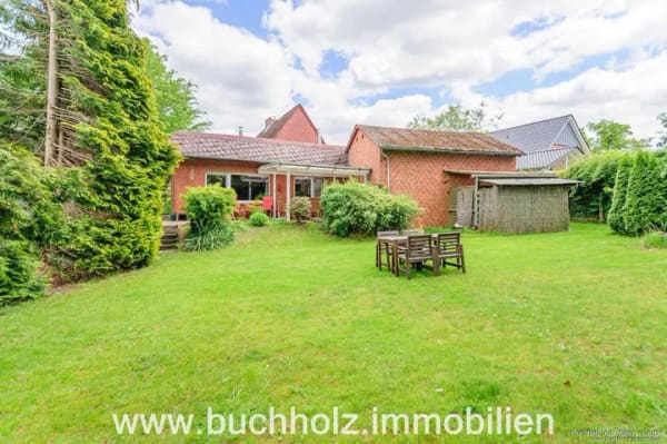 Immobilie in Hanstedt - Hanstedt - Licht, Luft und viel Grün, großzügiges Wohnen mit traumhaftem Gartenparadies - Bild 1