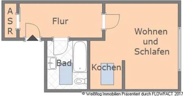 Immobilie in Großenhain - 1 Zimmer Dachgeschosswohnung im Preuskerviertel - Bild 1