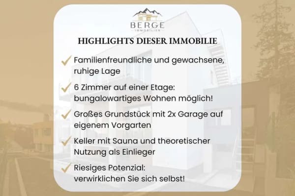Immobilie in Fuldabrück - Hier kaufen Sie Potenzial: 
Haus mit 6 Zimmern auf eigener Etage! - Bild 1