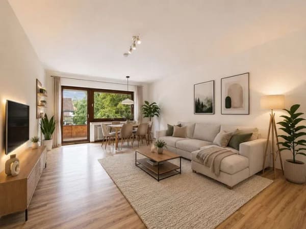 Immobilie in Rimsting - Wohnen mit Seeblick – Bezugsfreie 2-Zimmer-Wohnung in begehrter Lage von Rimsting ! - Bild 0