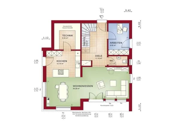 Immobilie in Spiesheim - Platz für alle! Exklusiver lichtdurchfluteter Neubau aus dem Hause BIEN ZENKER inkl. Baugrundstück - Bild 4