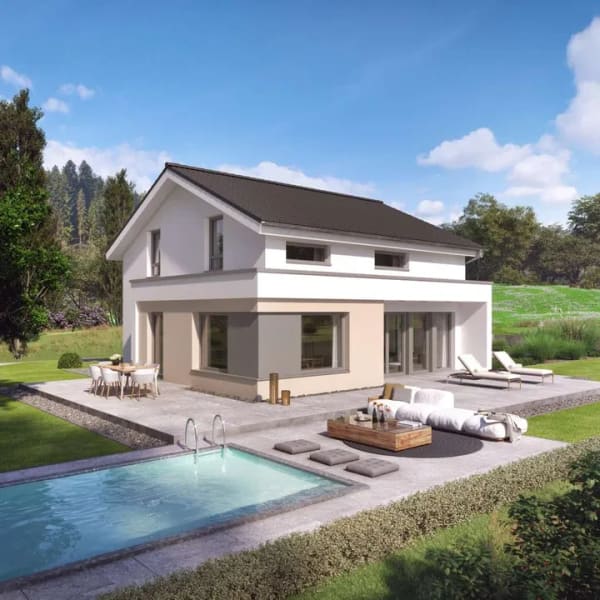 Immobilie in Meisenheim - Ein HINKUCKER!! Exklusiver Neubau mit vielen modernen Akzenten inkl. Baugrundstück und Bien Zenker B - Bild 1
