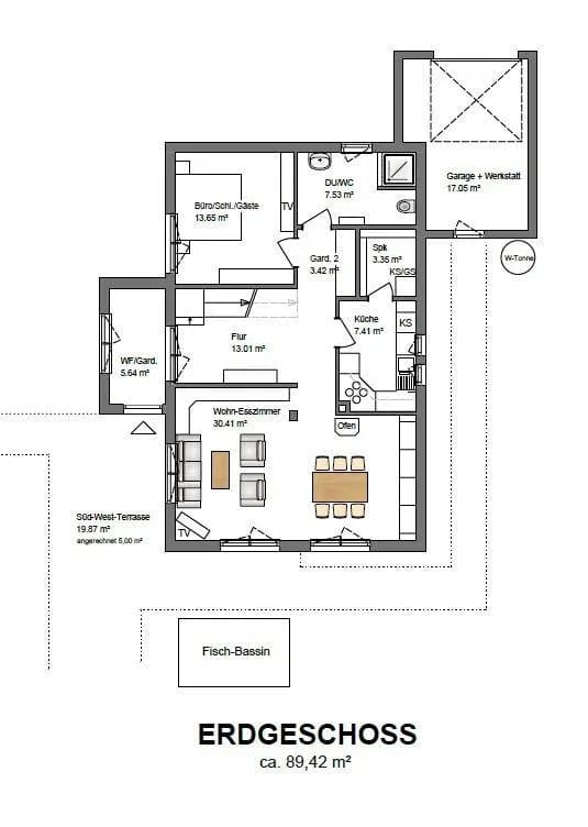 Immobilie in Haina - Einfamilienhaus mit Garage, Haina-Kloster (Kellerwald), 151m² - Bild 0