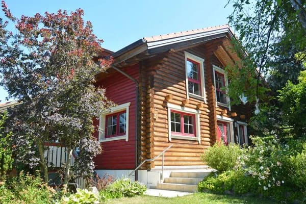 Immobilie in Rottenbuch - Einfamilien-Blockhaus mit Bergpanorama - Bild 0