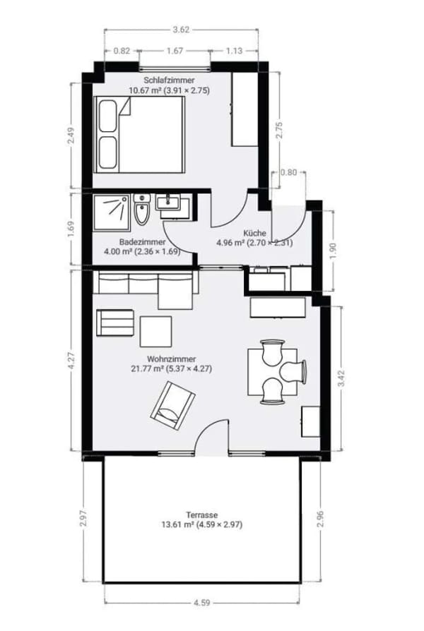 Immobilie in Brodersby - Renovierte und möblierte Ferienwohnung in Schönhagen- keine 1.000m zur Ostsee - Bild 1