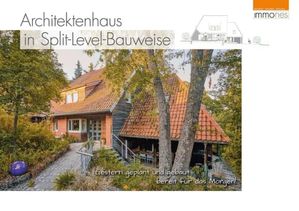 Immobilie in Salzbergen - Architektenhaus in Split-Level-Bauweise - Bild 0