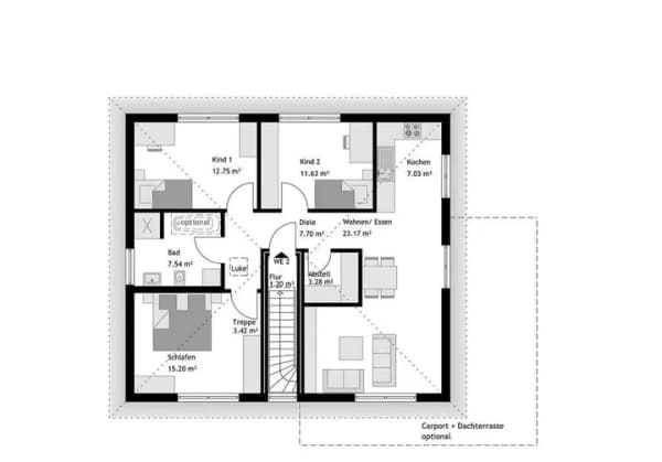 Immobilie in Bassenheim - Flexibles Wohnkonzept in Bassenheim: modernes Haus mit zwei seperaten Wohneinheiten - Bild 2
