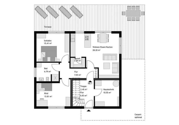 Immobilie in Bassenheim - Flexibles Wohnkonzept in Bassenheim: modernes Haus mit zwei seperaten Wohneinheiten - Bild 3