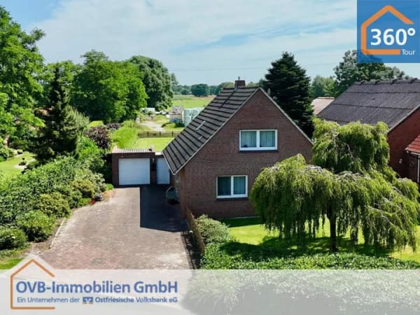 Immobilie in Moormerland - Einfamilienhaus freistehend in Moormerland (Veenhusen) - Bild 0