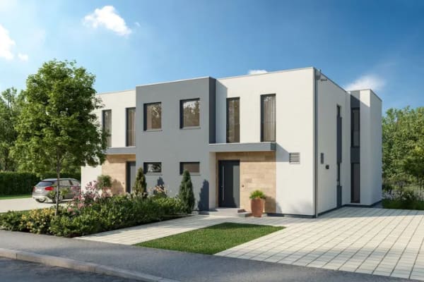 Immobilie in Bornhöved - **Ein Ort, an dem die Seele zu Hause ist.: Exklusive Doppelhaushälfte links mit Klinkeraktion!** - Bild 1