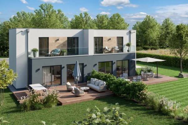 Immobilie in Bornhöved - **Ein Ort, an dem die Seele zu Hause ist.: Exklusive Doppelhaushälfte links mit Klinkeraktion!** - Bild 2