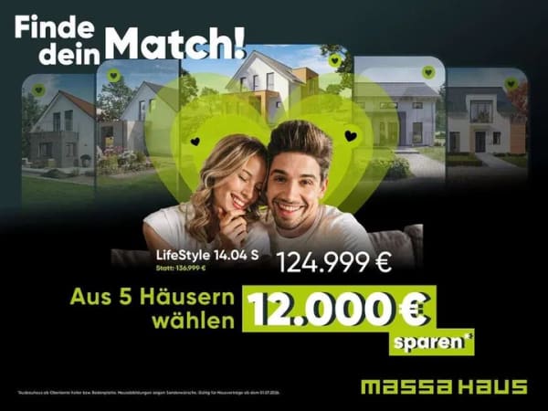 Immobilie in Kaisersesch - Das Aktionshaus LifeStyle 14.04 S - Für kurze Zeit mit Preisvorteil von massa Haus! - Bild 0