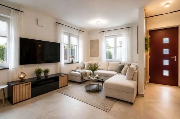 Immobilie in Brunnthal - Modernes Wohnen auf 2 Ebenen - exklusive Maisonette mit Garten und Designküche - Bild 0