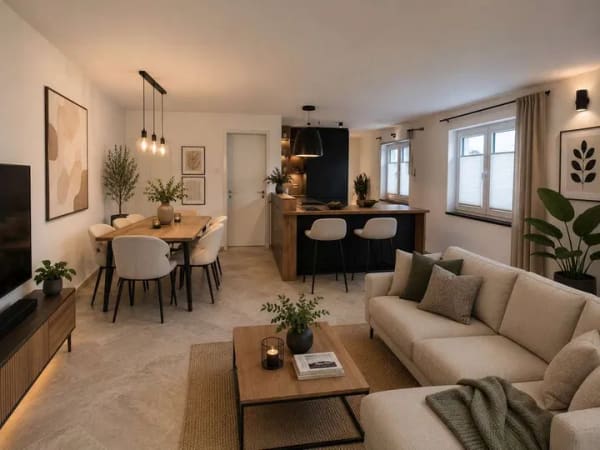 Immobilie in Brunnthal - Modernes Wohnen auf 2 Ebenen - exklusive Maisonette mit Garten und Designküche - Bild 1