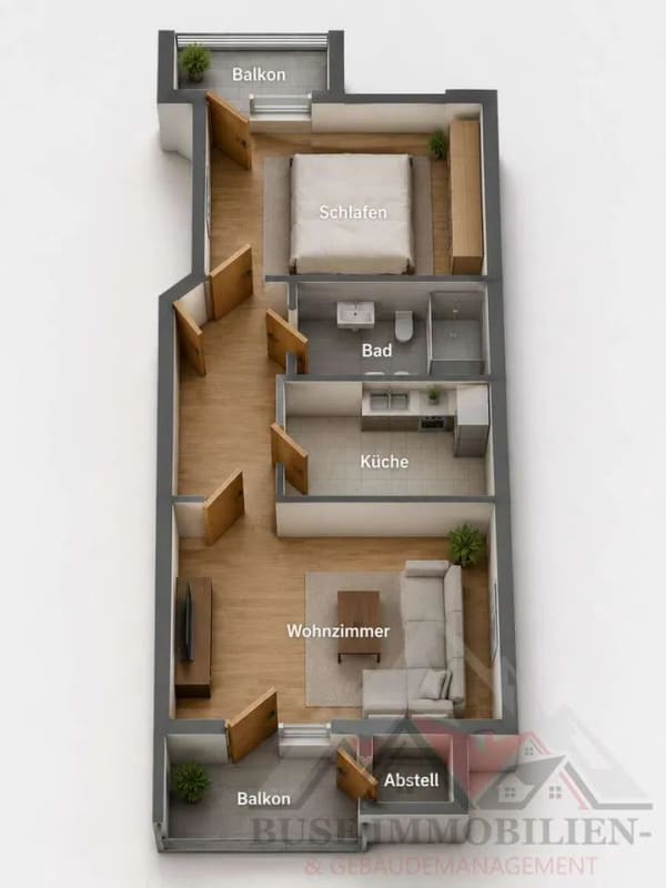 Immobilie in Aschau im Chiemgau - Charmante 2-Zimmer-Dachgeschosswohnung mit traumhaftem Panoramablick auf den Zahmen Kaiser zu verkau - Bild 1