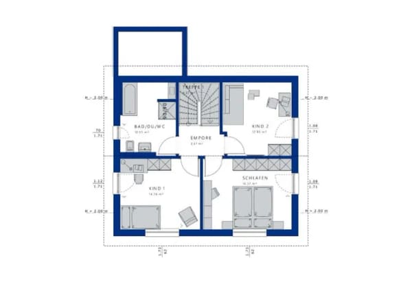 Immobilie in Niederwiesa - Baugrundstück mit Neubau - Einfamilienhaus in schöner Lage - Bild 3