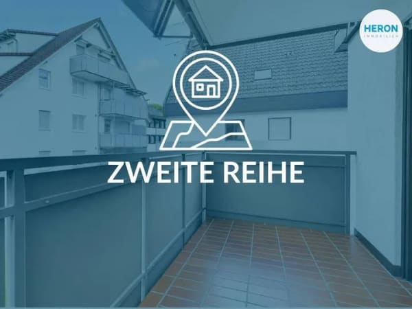 Immobilie in Waiblingen - ZWEITE REIHE - Gepflegte 2,5-Zi.-Wohnung mit großzügigem Balkon in einer ruhigen Lage von Waiblingen - Bild 0