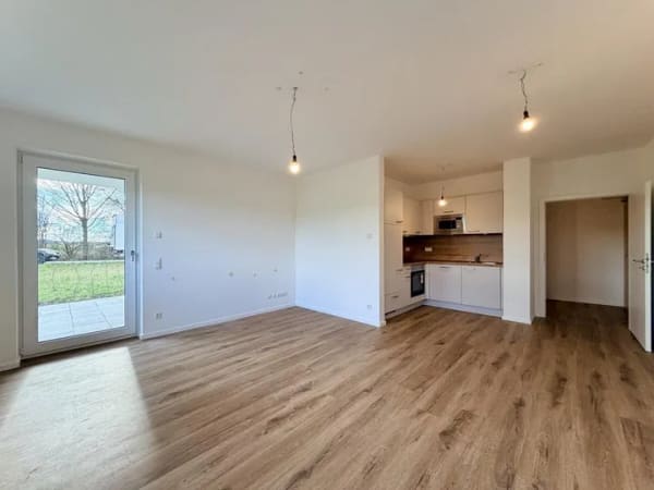 Immobilie in Roßbach - 150.000€ zu 1,01% KFW-Darlehen zugesichert Neubau-Erstbezug: Helle 2-Zimmer-Wohnung mit Süd-Terrasse - Bild 0