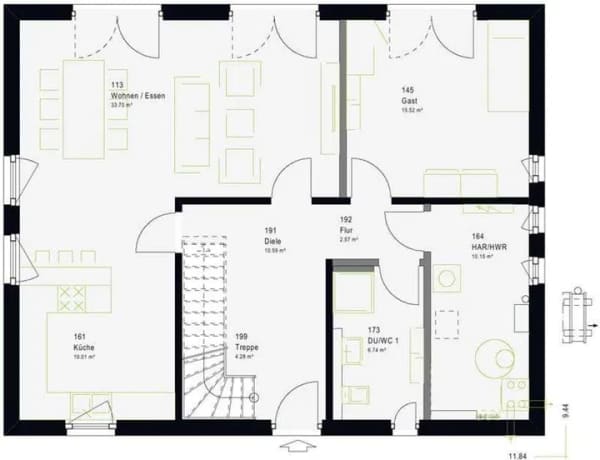 Immobilie in Otterstadt - Bauen mit Freiheit: Das Ausbauhaus für Ihre persönlichen Wohnideen - Bild 3