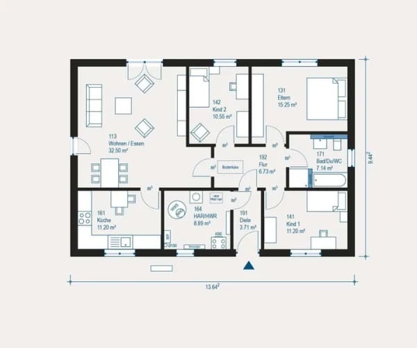 Immobilie in Alling - Bungalow in Alling - Individuell geplantes Wohnen auf einer Ebene - Bild 3