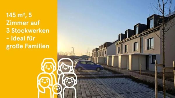 Immobilie in Herbolzheim - Schönes Reihenhaus - 145qm  mit tollem Panoramablick - dieses Jahr noch  bezugsfertig! - Bild 1