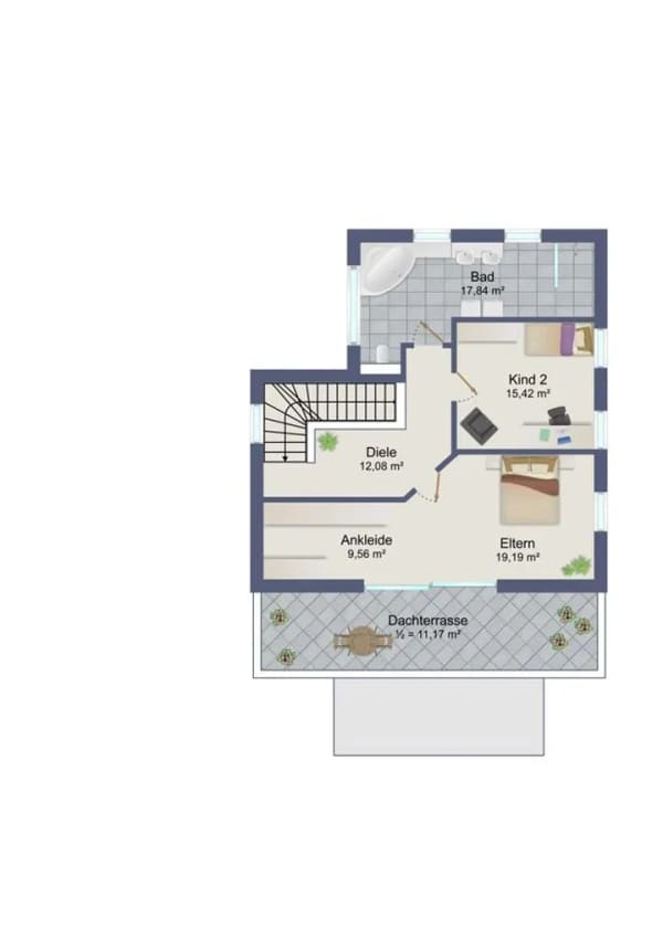 Immobilie in Neuburg am Inn - Gemeinde Neuburg am Inn: 4-Zimmer-Neubau-Maisonette-ETW, Erstbezug Juli 2027 – nur 3.827,- €/m² - Bild 2