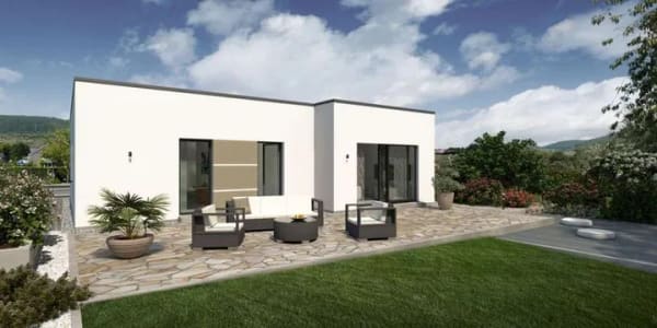 Immobilie in Münnerstadt - Individuell geplanter Bungalow - Ihr Traumhaus in 97702 mit nachhaltiger Wärmepumpentechnik - Bild 1