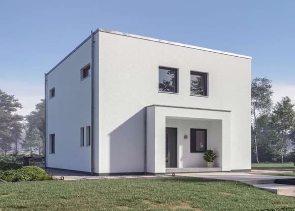 Immobilie in Ruhland - Modernes Flachdachhaus inkl. Grundstück – Exklusives Wohnen mit klarer Architektur - Bild 0