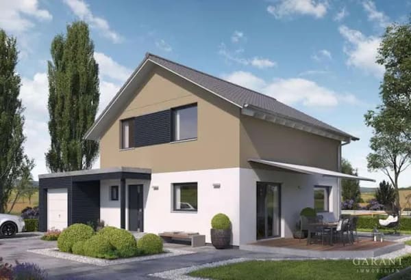 Immobilie in Eppishausen - Sonniges Baugrundstück mit attraktiver Einfamilienhaus-Projektierung in Eppishausen - Bild 0