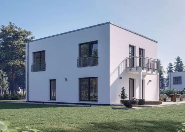 Immobilie in Lübbenau/Spreewald - Modernes Flachdachhaus inkl. Grundstück – Exklusives Wohnen mit klarer Architektur - Bild 1