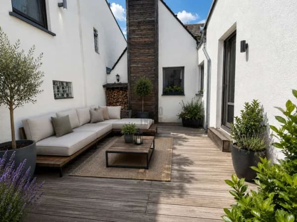 Immobilie in Elz - FACHWERKCHARME TRIFFT MODERNE – EXKLUSIVE DACHTERRASSE, KAMIN UND GARTEN MIT VIEL PRIVATSPHÄRE - Bild 0
