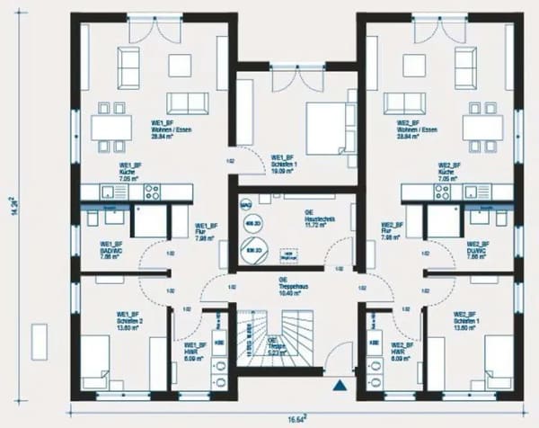 Immobilie in Fredersdorf-Vogelsdorf - Modernes, projektiertes Zweifamilienhaus - Individuell für Sie geplant - Bild 2