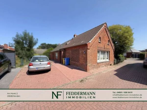 Immobilie in Emden - Vermietete DHH mit attraktiver Rendite in Emden-Petkum - Bild 0