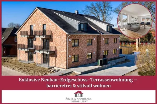 Immobilie in Groß Niendorf - Exklusive Neubau-Erdgeschoss-Terrassenwohnung – barrierefrei & stilvoll wohnen - Bild 0