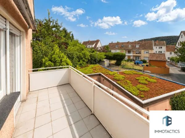 Immobilie in Bad Kreuznach - Bezugsfreie 3-Zimmer-Wohnung mit 76 m² Wohnfläche, Keller & Balkon in gepflegtem Mehrfamilienhaus - Bild 1