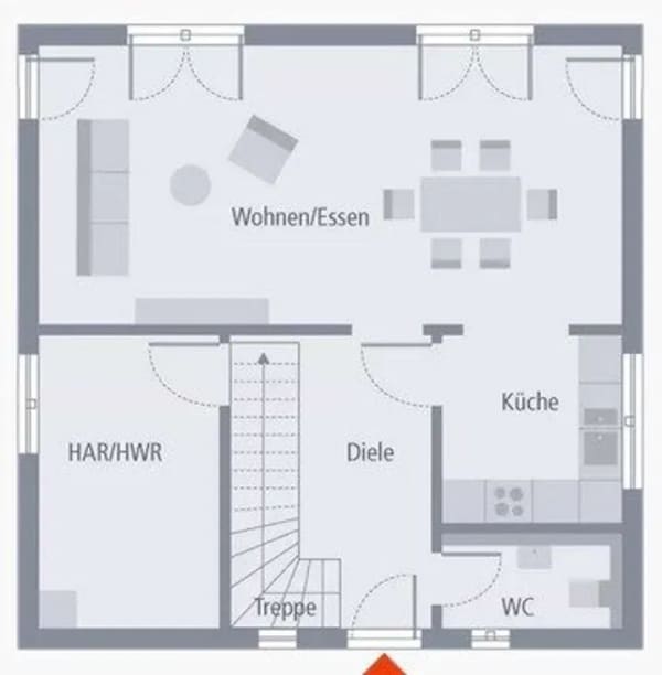 Immobilie in Buch am Wald - Wohnliche Stadtvilla mit klaren Formen - ein echter Wohlfühlort - Bild 4