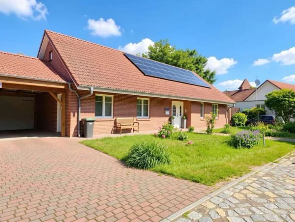 Immobilie in Rehna - Einfamilienhaus mit 4 Zimmern, Sauna, Kamin, Carport und PV-Anlage in Utecht - Bild 0